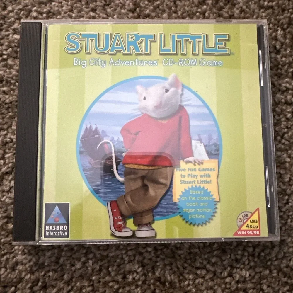 Stuart Little Big City Adventures (Jewel Case) - PC CD-ROM Video Game Mint Disc
